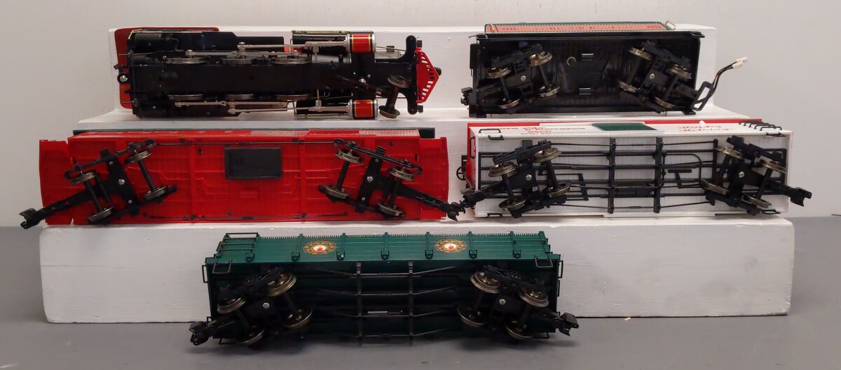 Bachmann 90047 G Scale Wonderland Flyer Steam Starter Train Set EX/Box