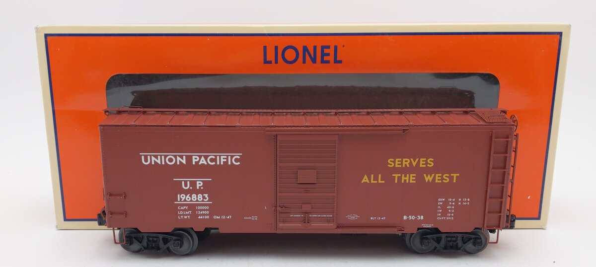 Lionel 6-83534 O Union Pacific PS-1 Sound Boxcar #196883 LN/Box