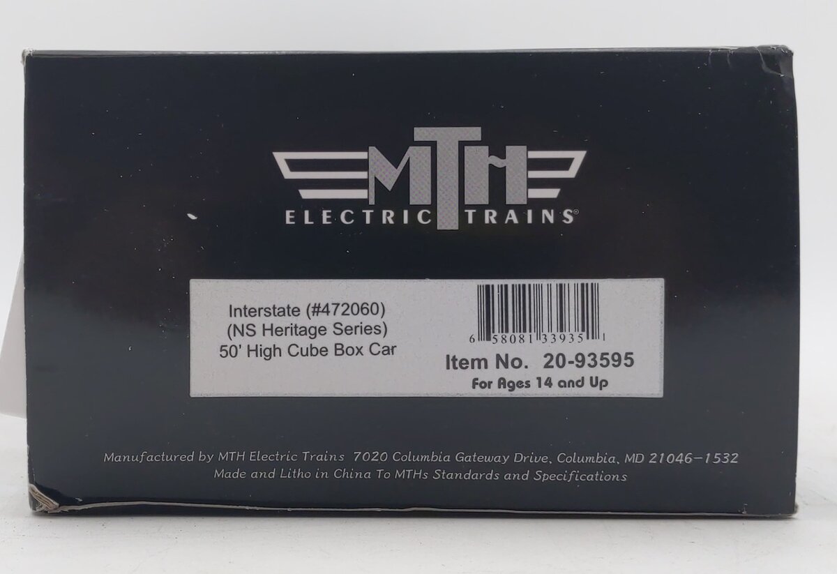 MTH 20-93595 Interstate 50' Hi-Cube Boxcar #472060