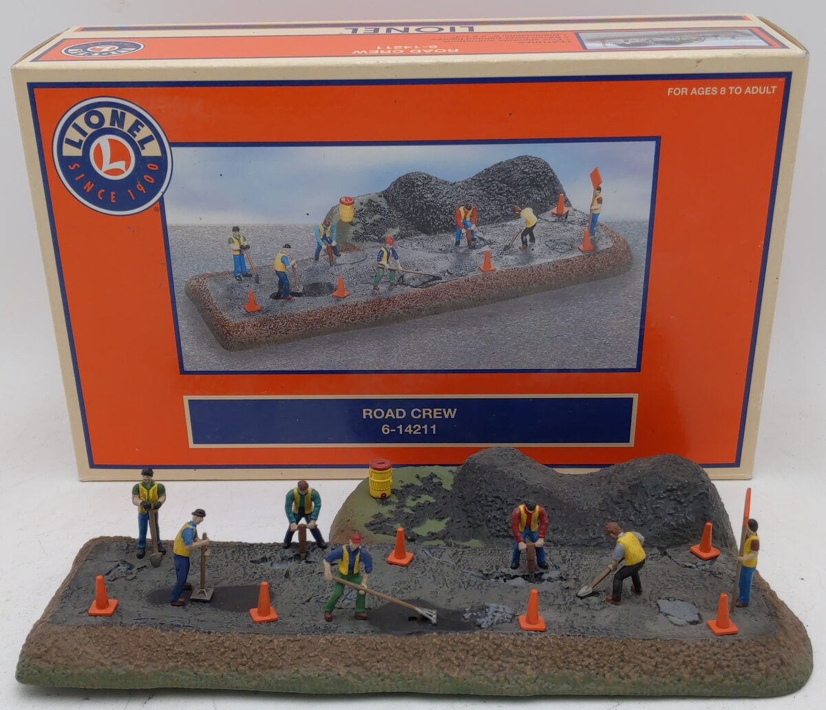 Lionel 6-14211 O Animated Road Crew Work Scene NIB