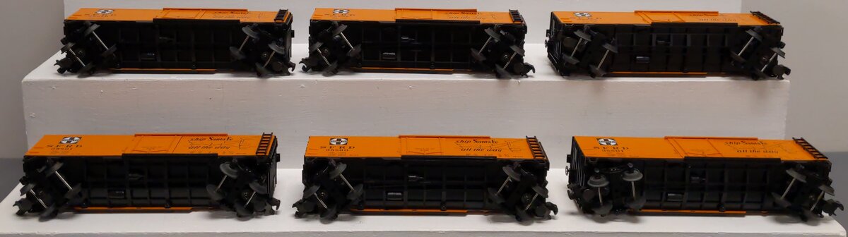 MTH 20-90038 O Santa Fe Premier Reefer Cars (Set of 6) NIB