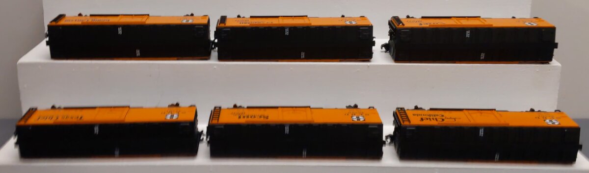 MTH 20-90038 O Santa Fe Premier Reefer Cars (Set of 6) NIB