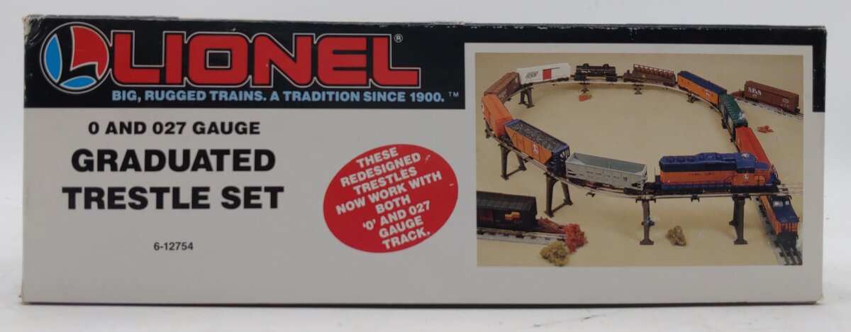 Lionel 6-12754 O & O27 Graduated Trestle Set EX/Box