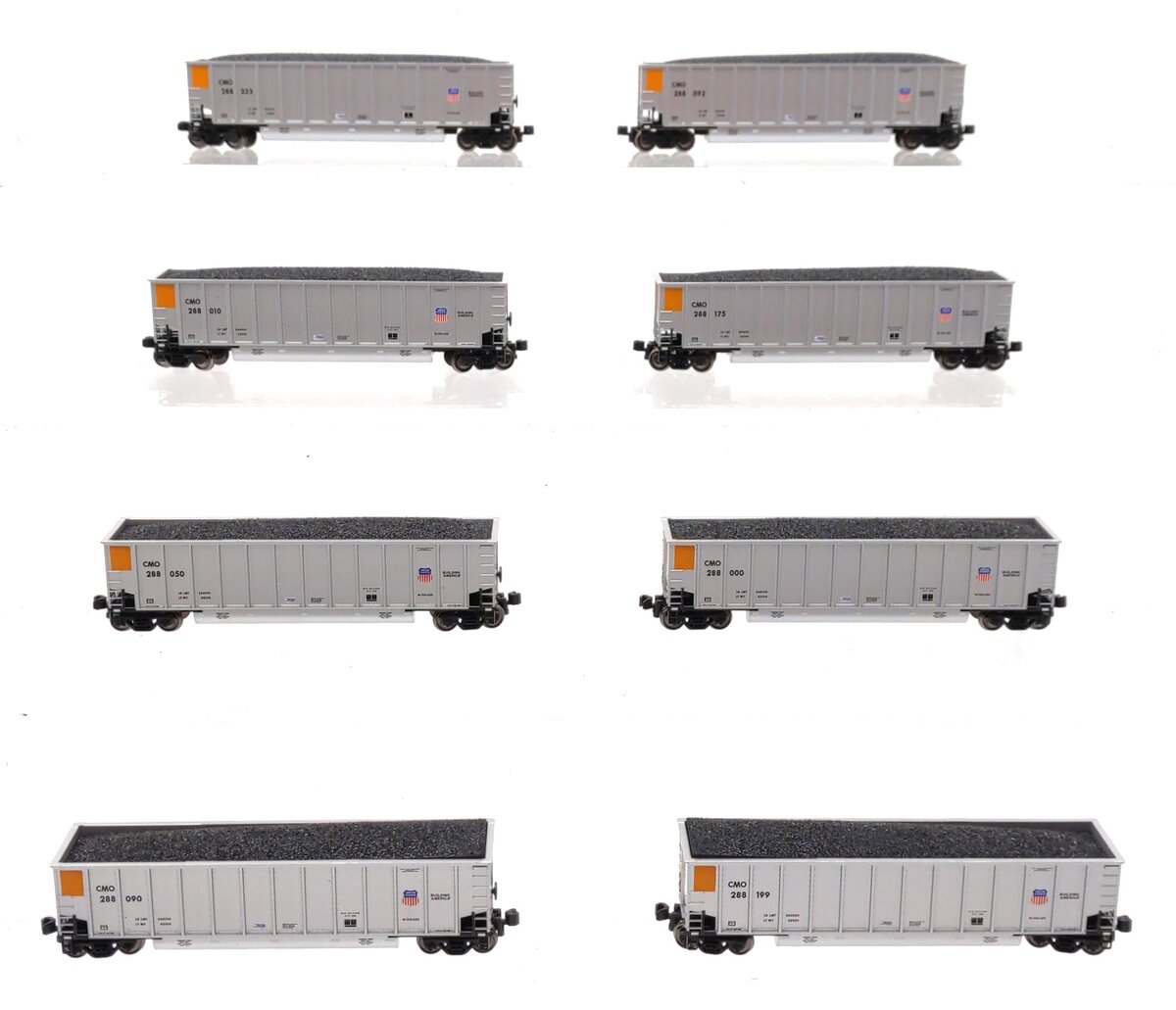 Kato 106-4618 N Scale Union Pacific Coalporter Set (Set of 8)