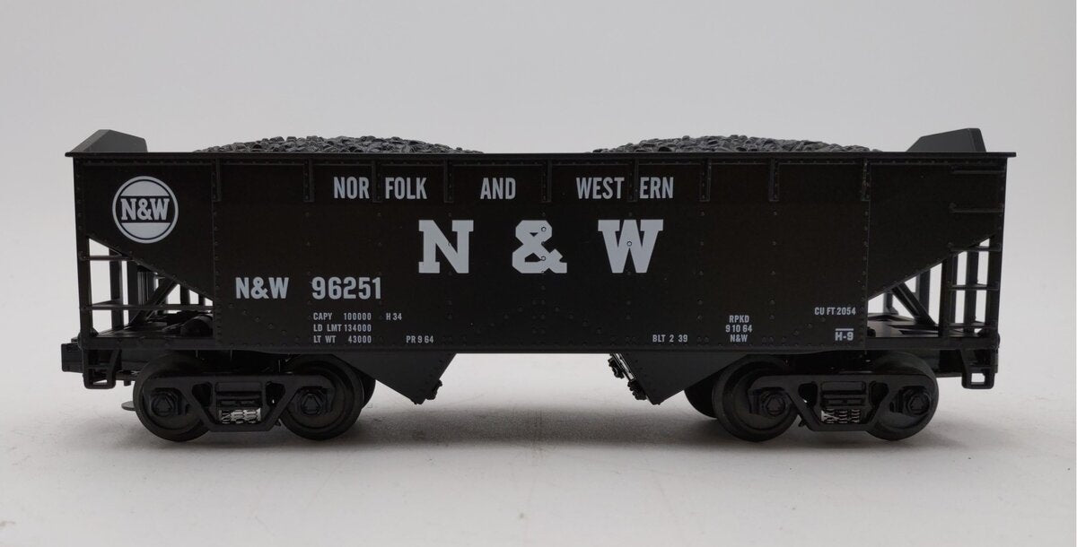 MTH 20-97430 O Norfolk and Western Hopper w/Coal #96251 LN/Box