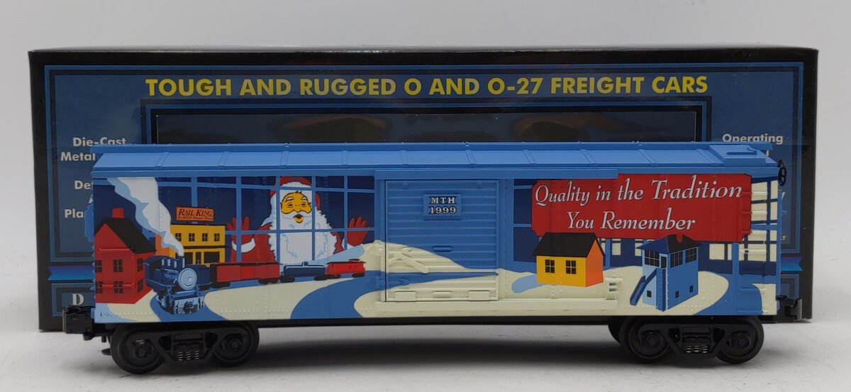 MTH 20-80001E O Gauge 1999 DAP Christmas Boxcar LN/Box