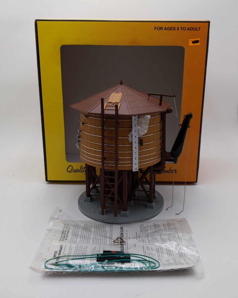 MTH 30-11028 O Operating Wood Water Tower EX/Box