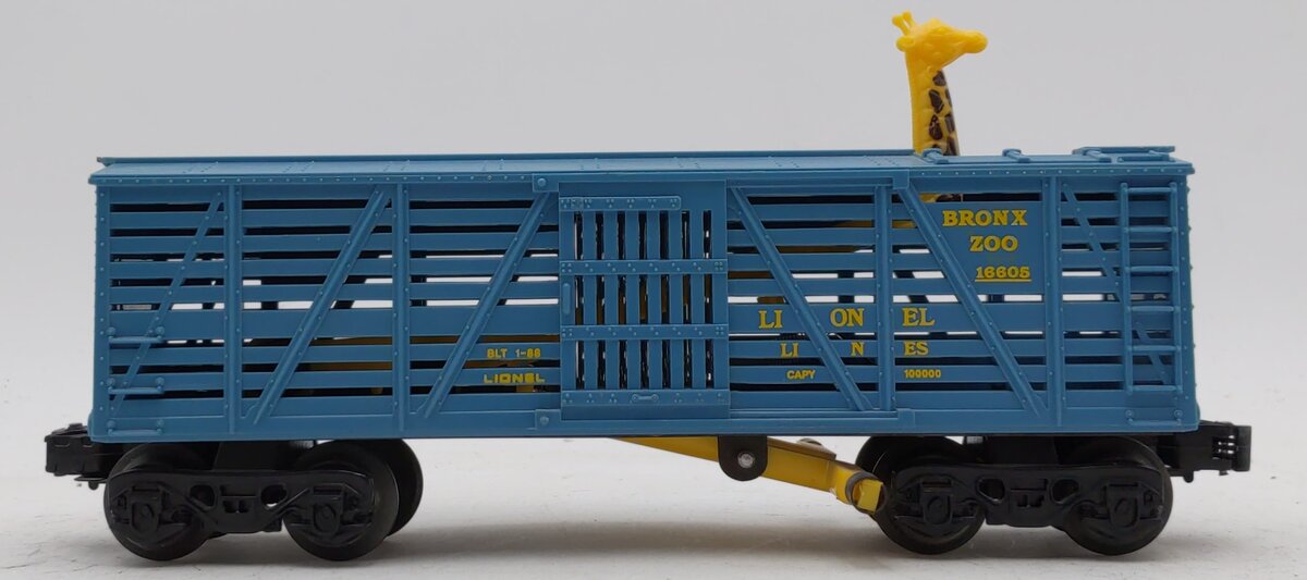 Lionel 6-16605 O Gauge Bronx Zoo Giraffe Car NIB
