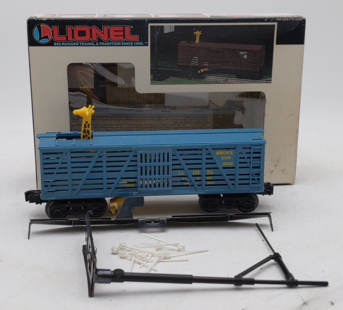 Lionel 6-16605 O Gauge Bronx Zoo Giraffe Car NIB