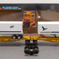 Lionel 6-16334 O Chicago & Northwestern TTUX Flat Cars with Trailers EX/Box