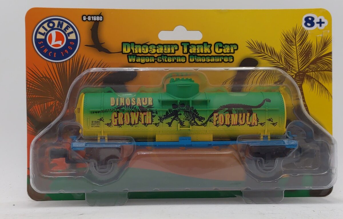 Lionel 6-81680 O Gauge Dinosaur Single-Dome Tank Car