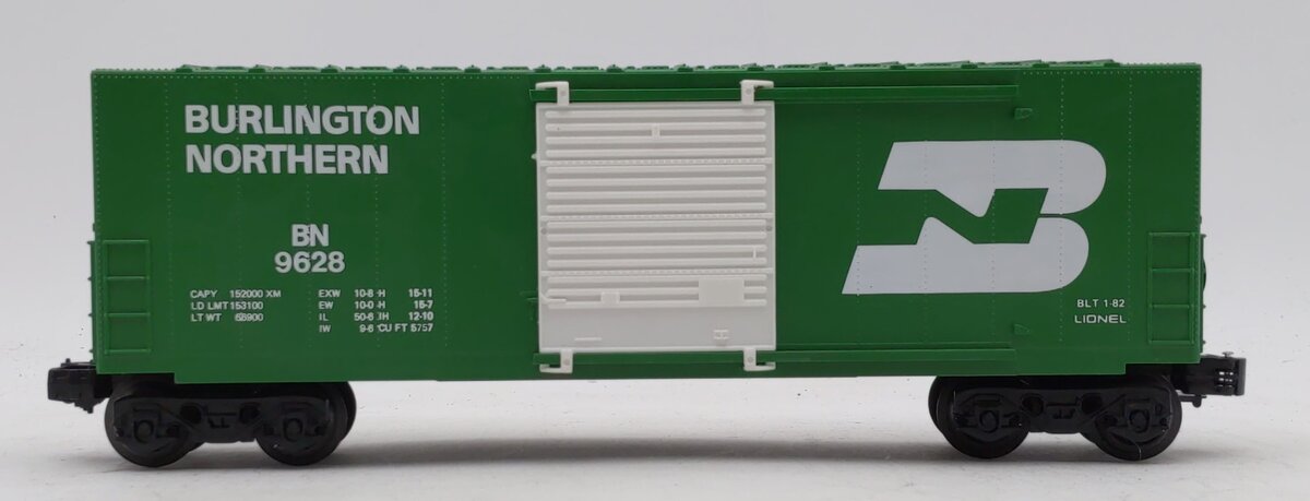 Lionel 6-9628 O Gauge Burlington Northern Hi Cube Boxcar LN/Box