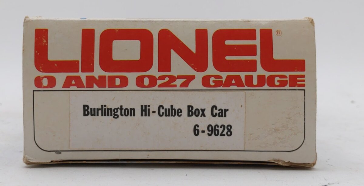 Lionel 6-9628 O Gauge Burlington Northern Hi Cube Boxcar LN/Box
