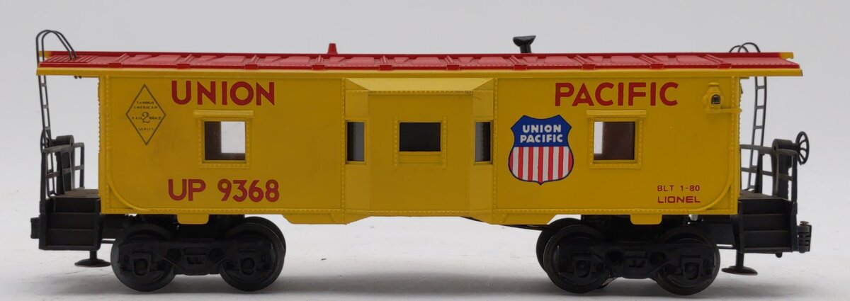 Lionel 6-9368 O Gauge Union Pacific Bay Window Illuminated Caboose #9368 LN/Box