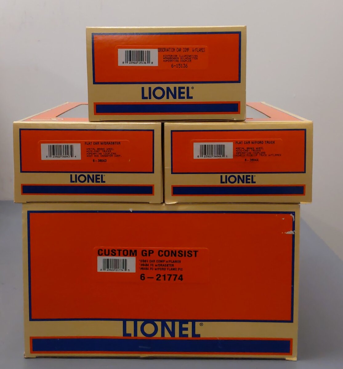 Lionel 6-21774 O Custom GP Consist Set LN/Box