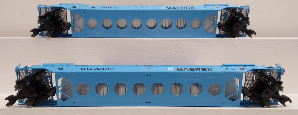 Lionel 6-27702 Maersk Husky Stack Cars (Set of 2) LN/Box