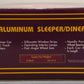 MTH 20-6116 O Santa Fe 60' Sleeper/Diner Aluminum Passenger Car Set (Set of 2) LN/Box