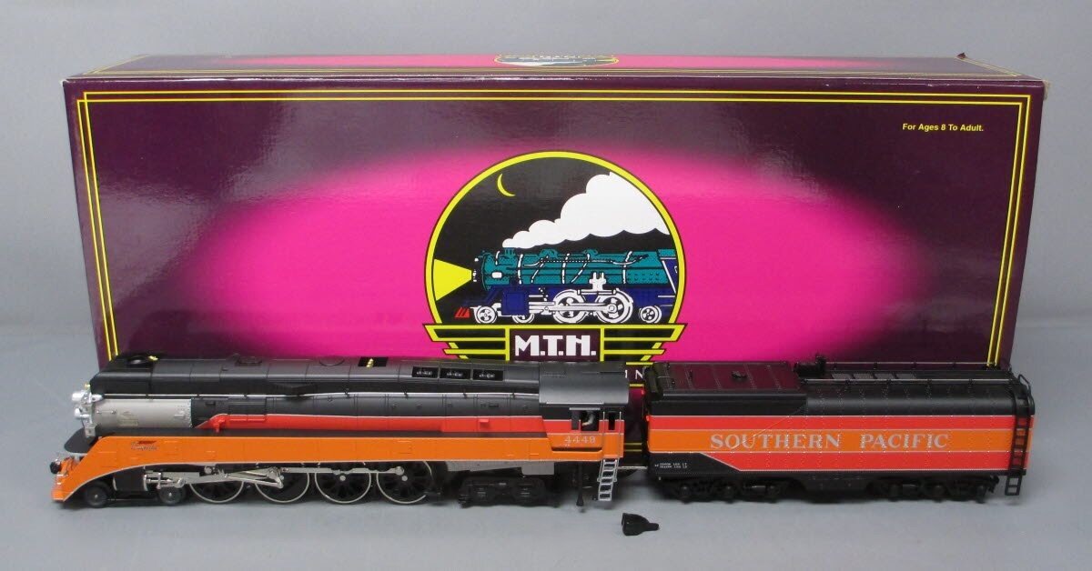 MTH 20-3029-1 O SP 4-8-4 GS-4 Die-Cast Steam Locomotive & Tender w/PS1 #4449 LN/Box