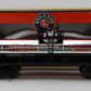 Lionel 6-19628 O Gauge Lion Oil TC 8D Single Dome Chrome Plated Tank Car #2256 LN/Box