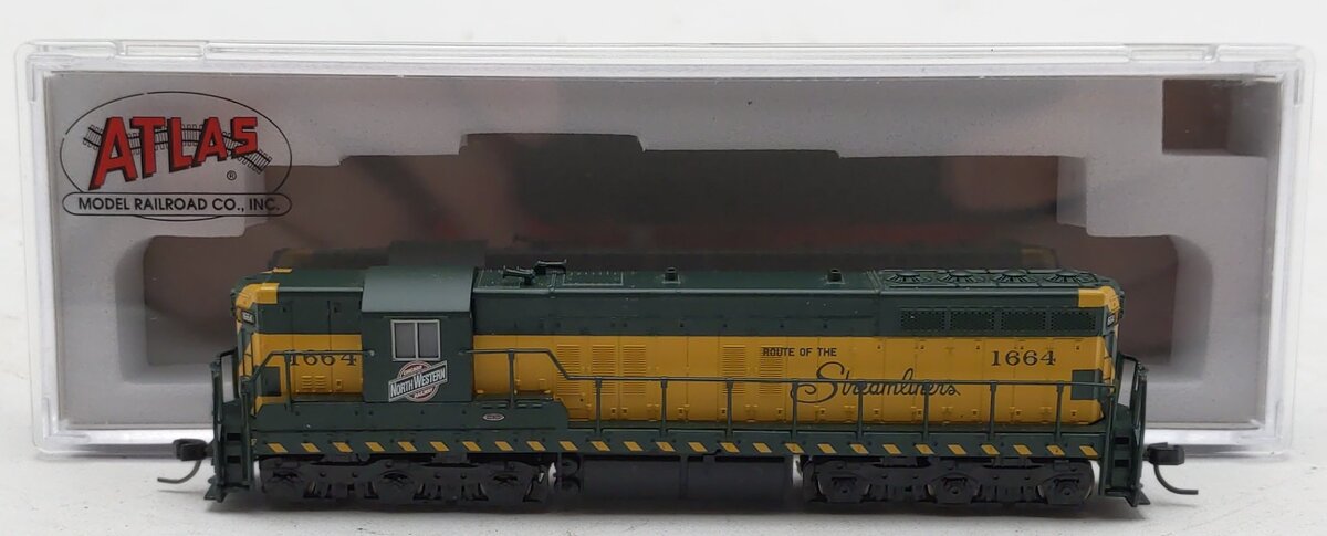 Atlas 40005303 N Chicago & Northwester EMD SD-7 Diesel Locomotive #1664 w/ DCC LN/Box