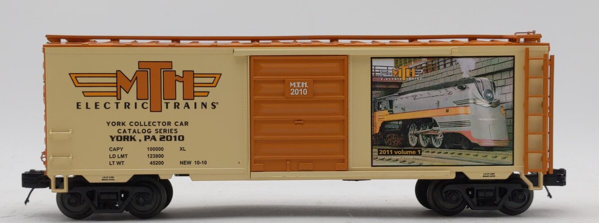 MTH 20-93510 O Gauge TCA Fall York 2010 Box Car MT/Box