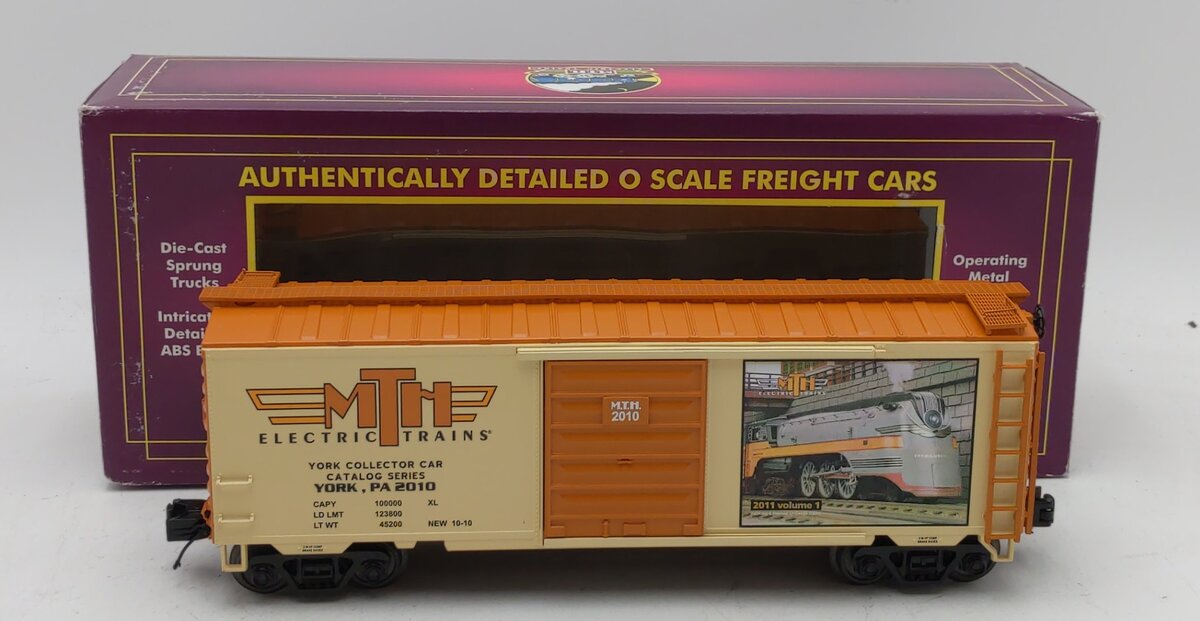 MTH 20-93510 O Gauge TCA Fall York 2010 Box Car MT/Box