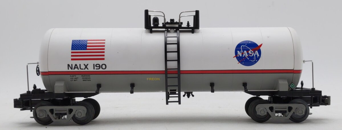 MTH 20-96020 O NASA Unibody Single Dome Tank Car #190 LN/Box