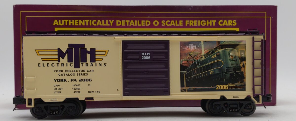 MTH 20-93321 O Gauge TCA Spring York 2006 40' Boxcar LN/Box