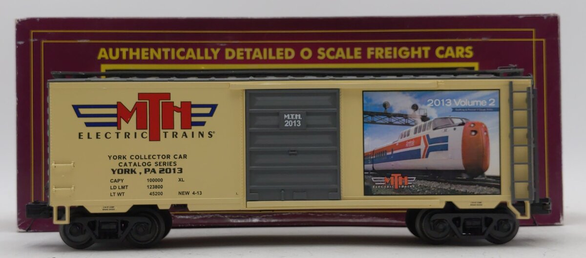 MTH 20-93593 O Scale TCA Spring York 2013 Boxcar MT/Box