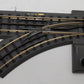 MTH 40-1005 O31 RealTrax Nickel Silver Left Hand Remote Switch Turnout  LN/Box