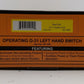 MTH 40-1005 O31 RealTrax Nickel Silver Left Hand Remote Switch Turnout LN/Box