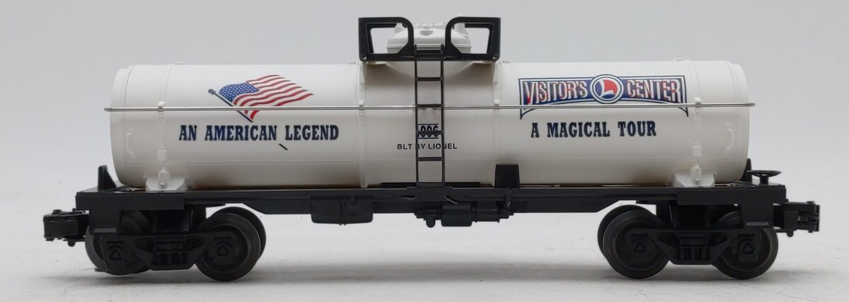 Lionel 6-19944 O Gauge Visitors Center White Single Dome Tank Car EX/Box