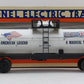 Lionel 6-19944 O Gauge Visitors Center White Single Dome Tank Car EX/Box