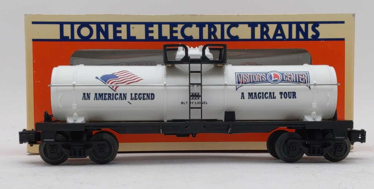 Lionel 6-19944 O Gauge Visitors Center White Single Dome Tank Car EX/Box