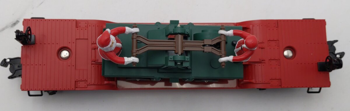 Lionel 6-26893 O Gauge North Pole Central Flatcar with Handcar LN/Box