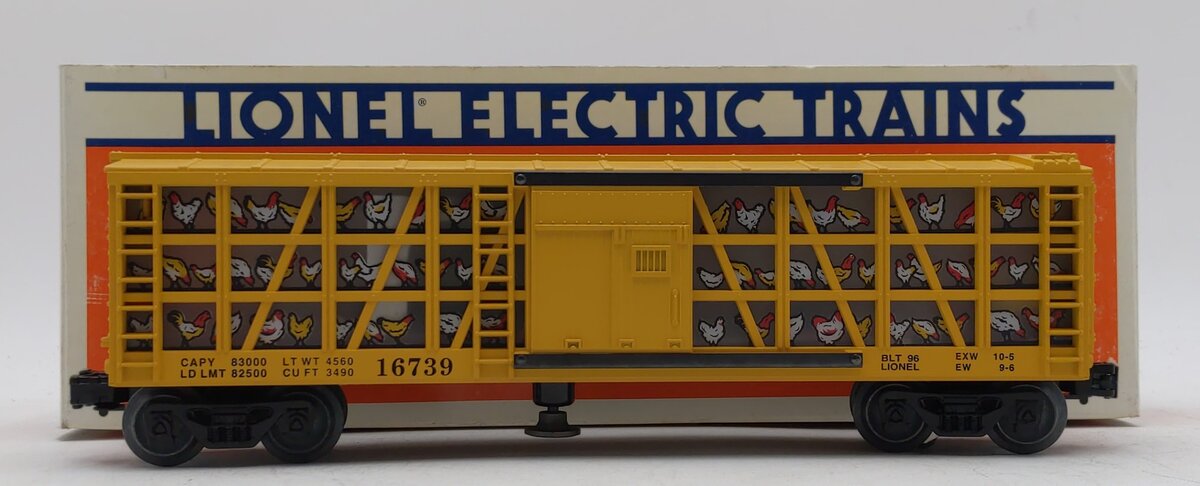 Lionel 6-16739 O Gauge WB Foghorn Leghorn Operating Poultry Car #16739 LN/Box