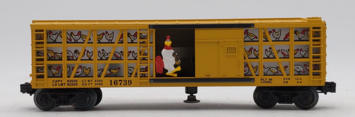 Lionel 6-16739 O Gauge WB Foghorn Leghorn Operating Poultry Car #16739 LN/Box