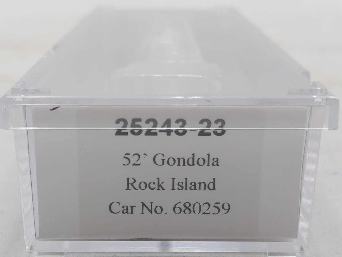 Trainworx Inc 25243-23 N Rock Island 52' 6" Thrall Steel Gondola Car #680259