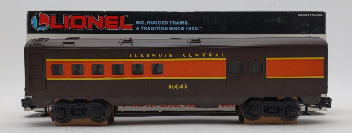 Lionel 6-16043 O Gauge Illinois Central Combo Car NIB