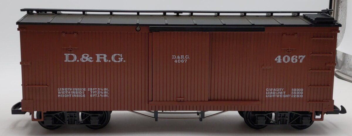 LGB 4067 G Scale Denver & Rio Grande Western Boxcar LN/Box
