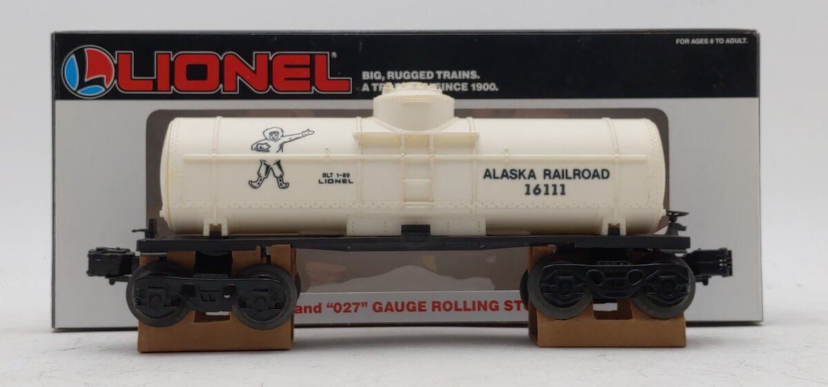 Lionel 6-16111 O Gauge Alaska White Single Dome Tank Car LN/Box