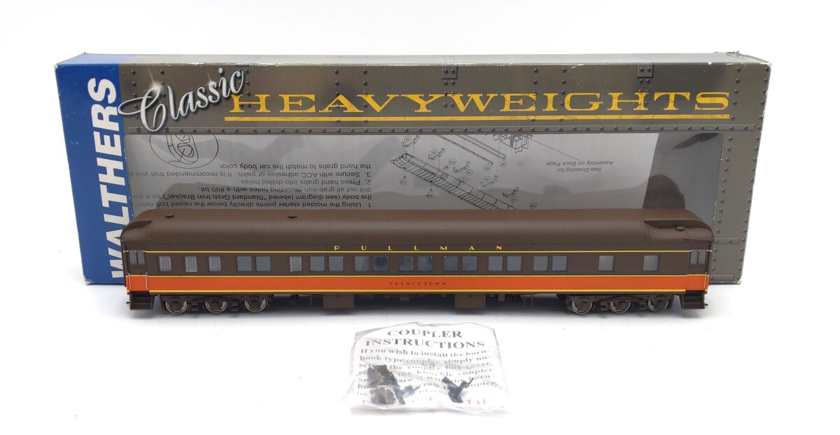 Walthers 932-10016 HO Scale Illinois Central Heavyweight Pullman 12-1 Sleeper LN/Box