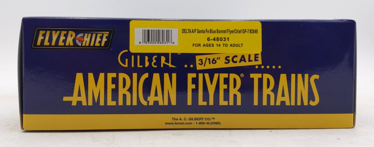 American Flyer 6-48031 S Santa Fe Flyerchief GP-7 Diesel Locomotive #2849