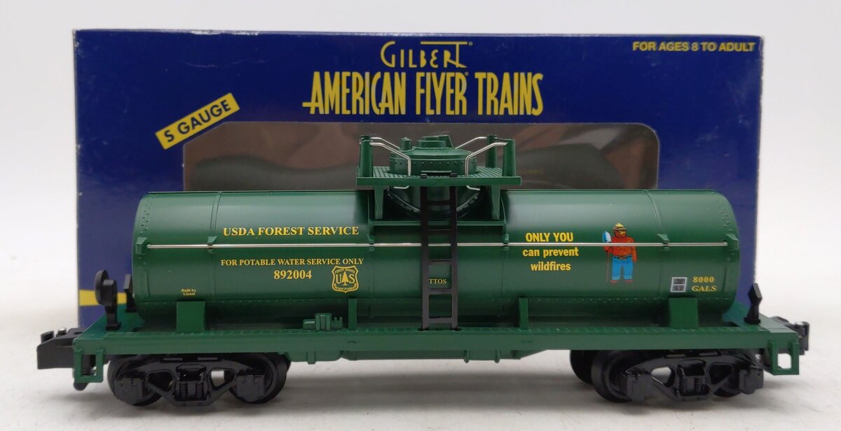 American Flyer 6-48235 S Gauge Smokey Bear 60th B-Day 1-Dome Tank Car NIB