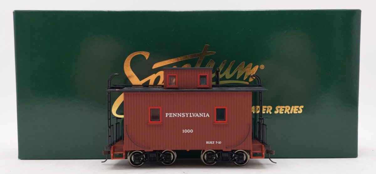 Bachmann 27714 On30 Pennsylvania 8-Wheel Bobber Caboose with Lights #1000