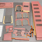 Scale University 005 O Scale 5 Stall Roundhouse Building Kit