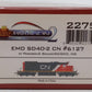 Broadway Limited 2275 HO Canadian National EMD SD40-2 Paragon2™ #6127