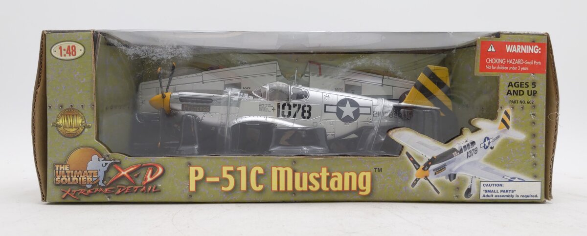 The Ultimate Soldier 00602 1:48 P-51C Mustang  Military Plane