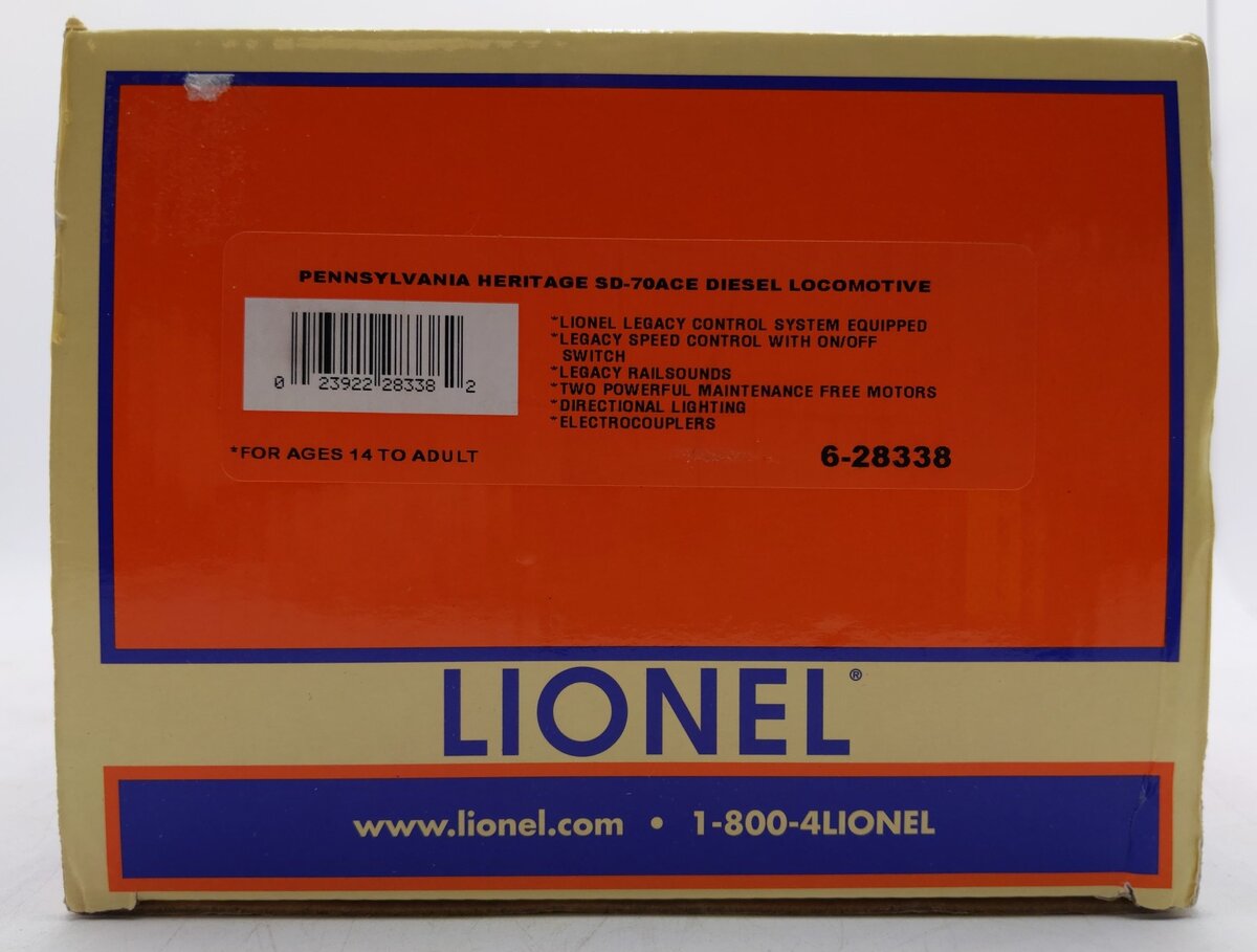 Lionel 6-28338 O Pennsylvania Heritage SD70ACE Diesel Locomotive #1846