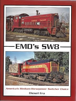 EMD's SW8 Paperback Book By Diesel Era, Paul K. Withers EX